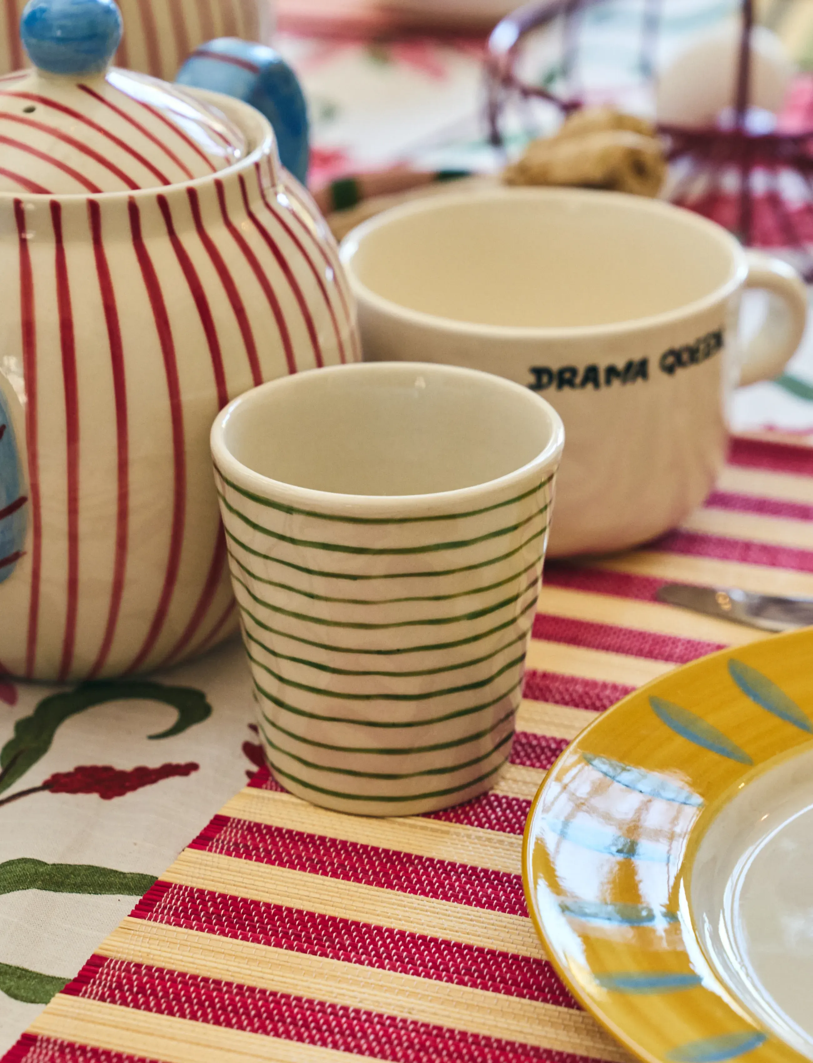 Anna + Nina - Evie Coffee Cup - multicolor - 0