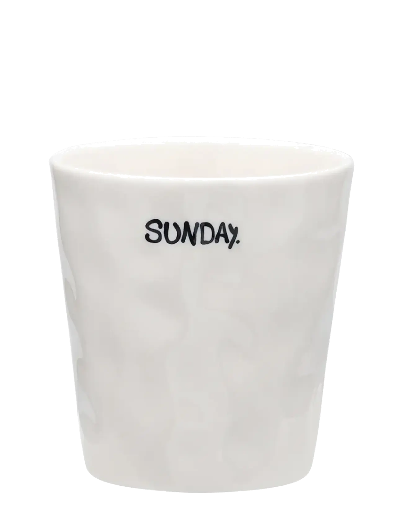 Anna + Nina Sunday Coffee Cup - Borddækning - WHITE / white