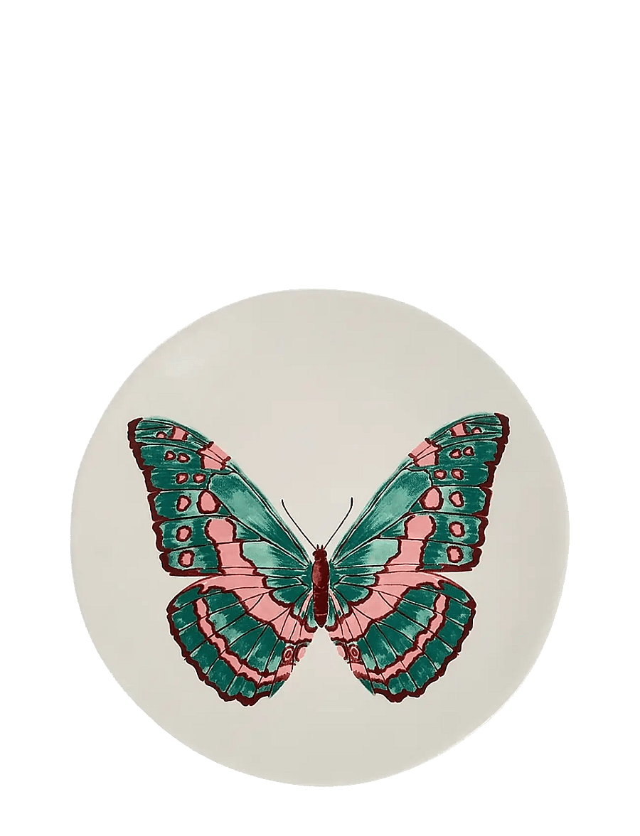 Anna + Nina - Butterfly Manor Dessert Plate - frühstücksteller - multicolor - 0