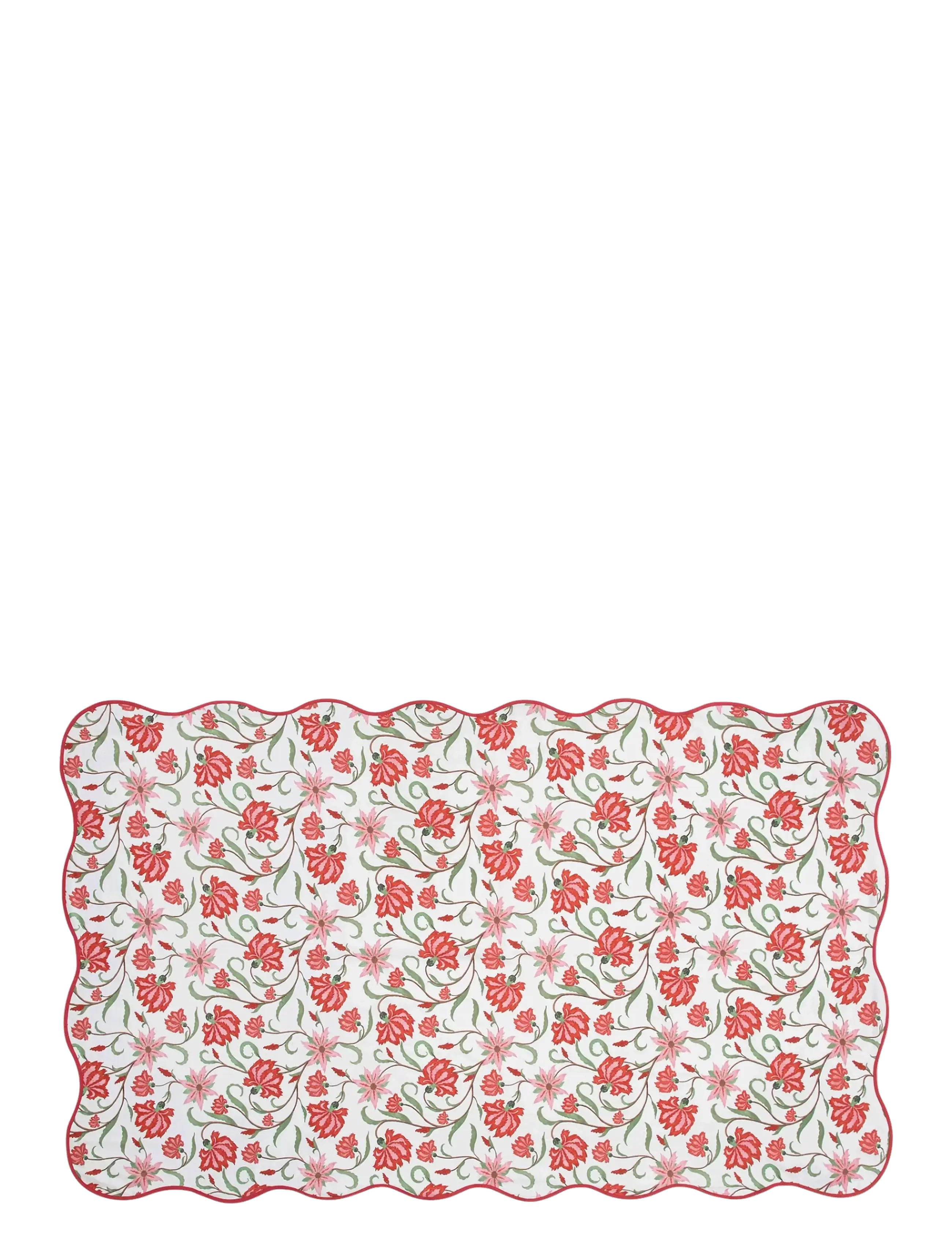 Anna + Nina Garden Reverie Tablecloth - Textilien - MULTICOLOR / red