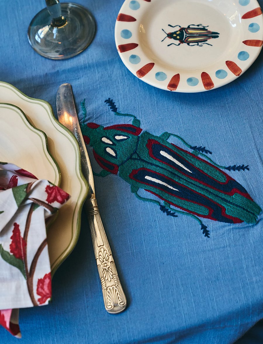Anna + Nina - Bugging You Tablecloth - laudlinad - multicolor - 0