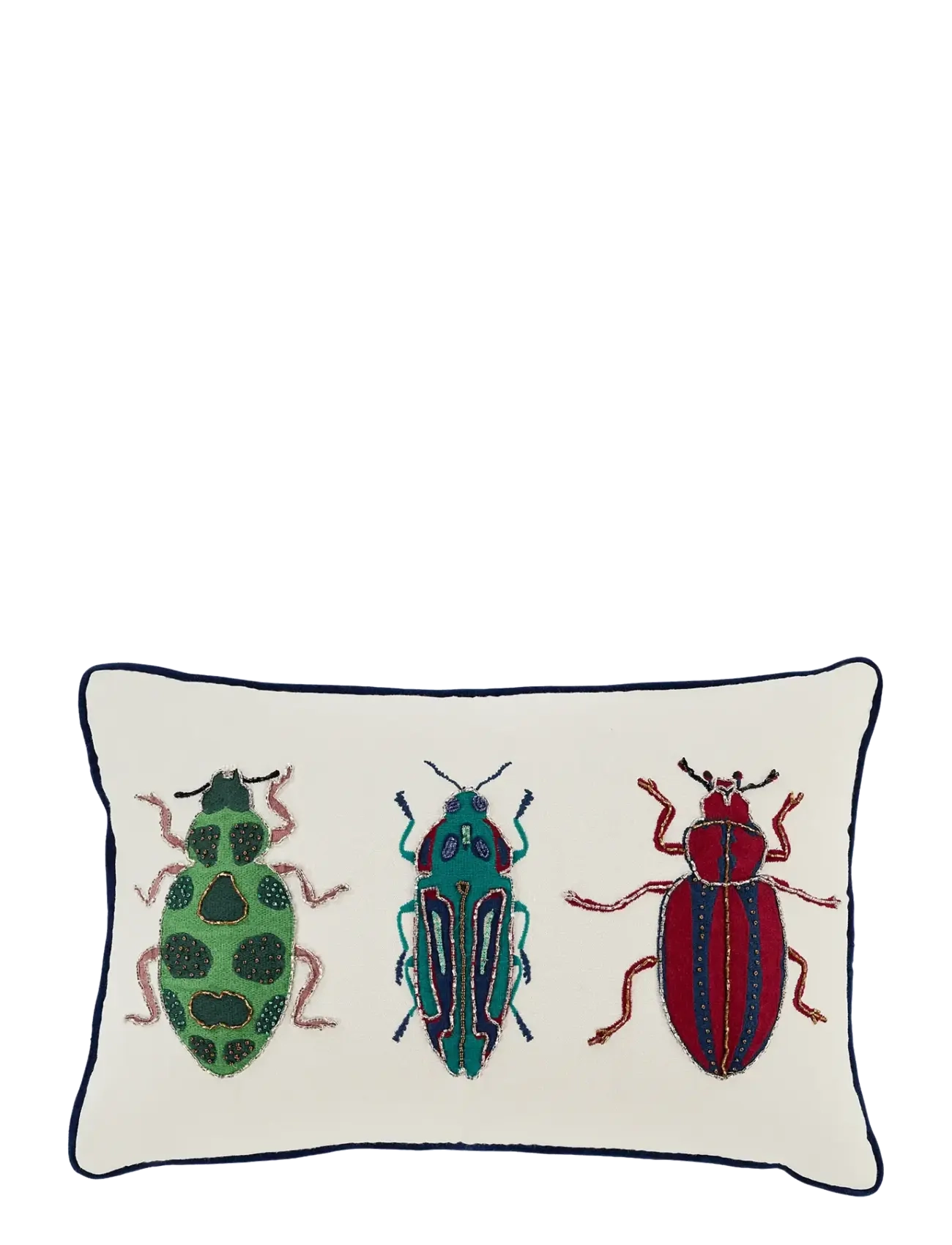 Anna + Nina Bugging You Cushion - Textilien - MULTICOLOR / cream