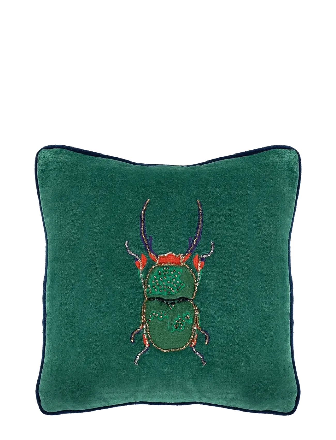 Anna + Nina Buggy Olive Cushion - Textilien - GREEN / green