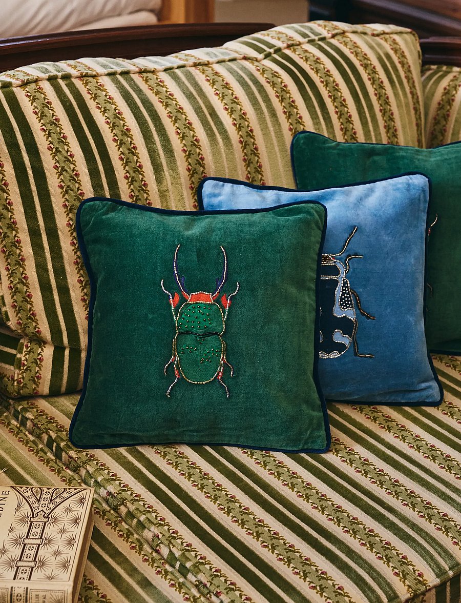 Anna + Nina - Buggy Olive Cushion - padjad - green - 2
