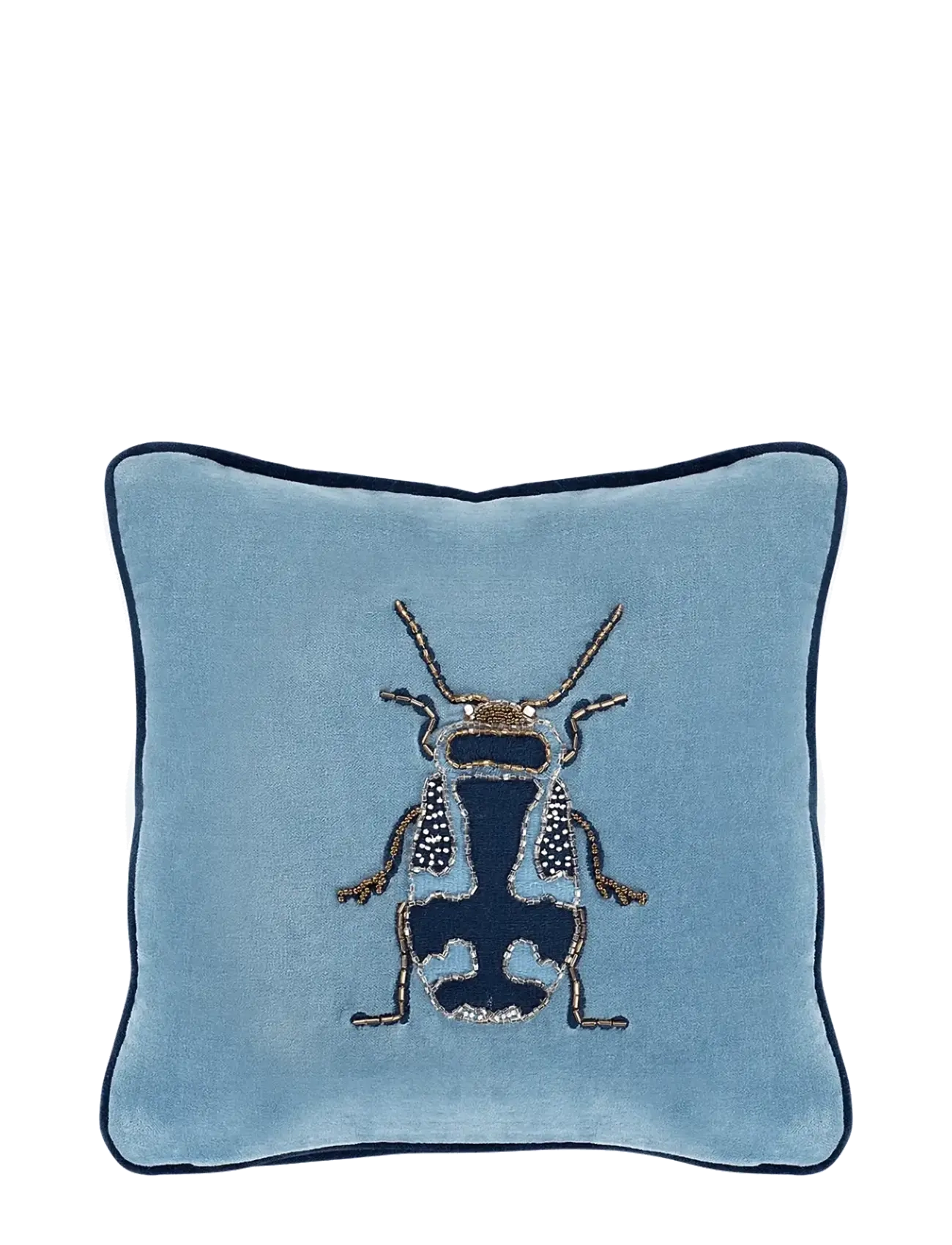 Anna + Nina Buggy Mist Cushion - Textilien - BLUE / blue