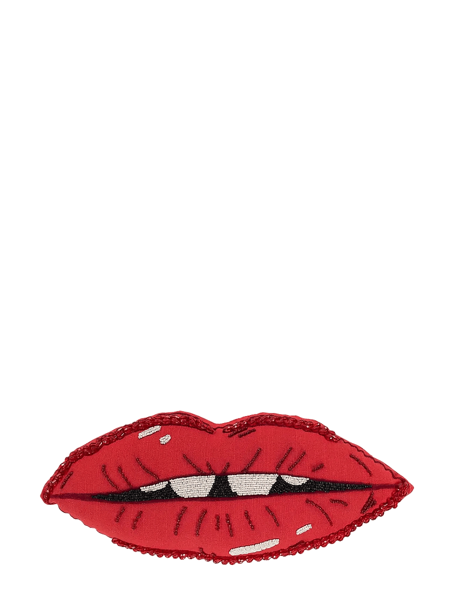 Anna + Nina - Pout Cushion - padjad - red - 0