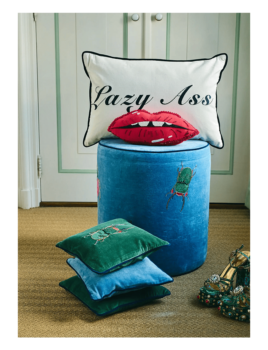 Anna + Nina - Pout Cushion - padjad - red - 1