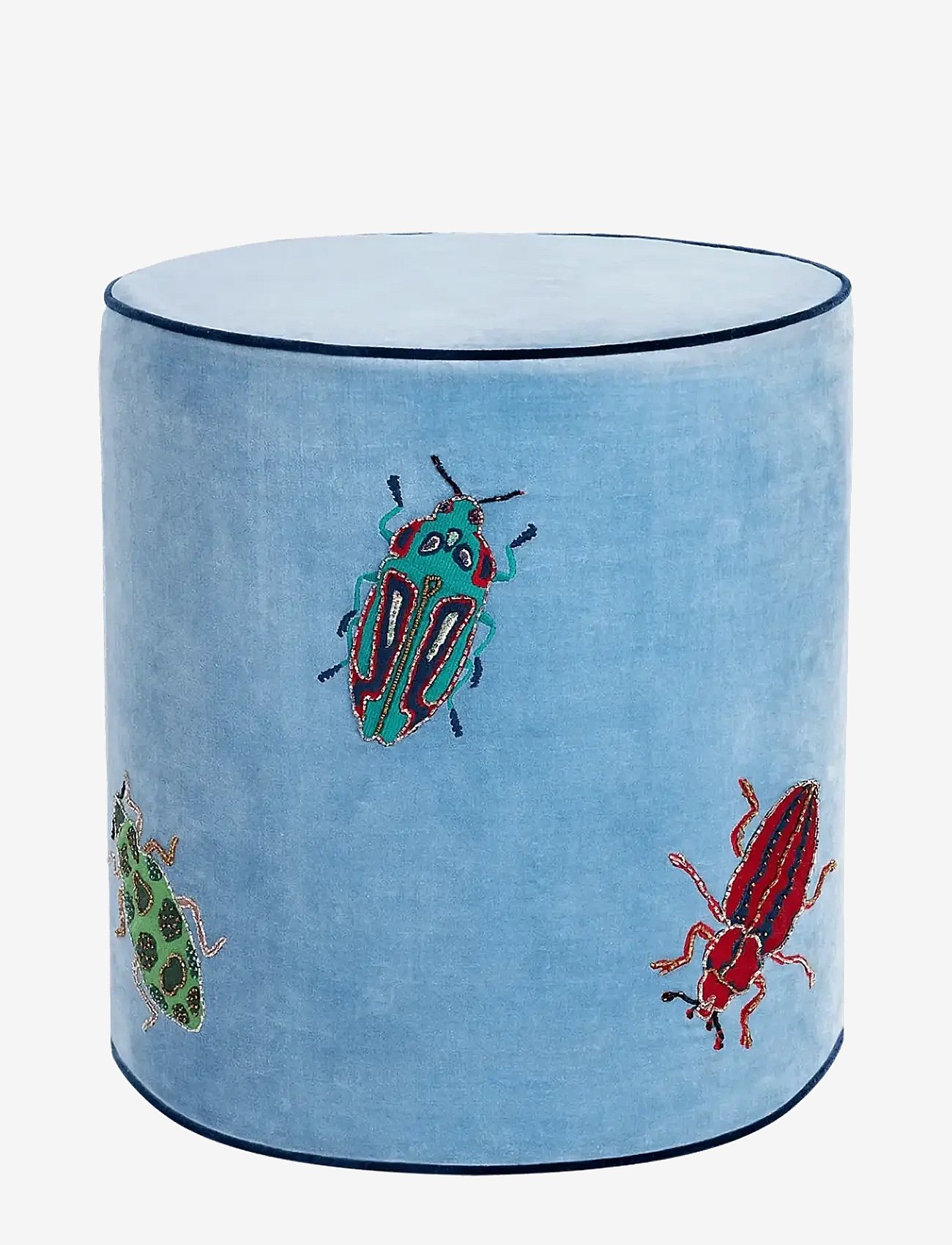 Anna + Nina Bugging You Pouf - Blue - ONE SIZE