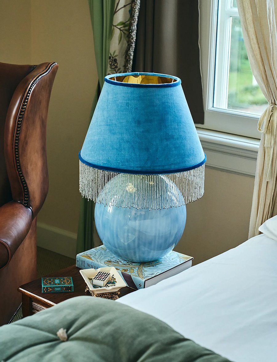 Anna + Nina - Frosted Icicle Lamp Shade - lambikuplid - blue - 0