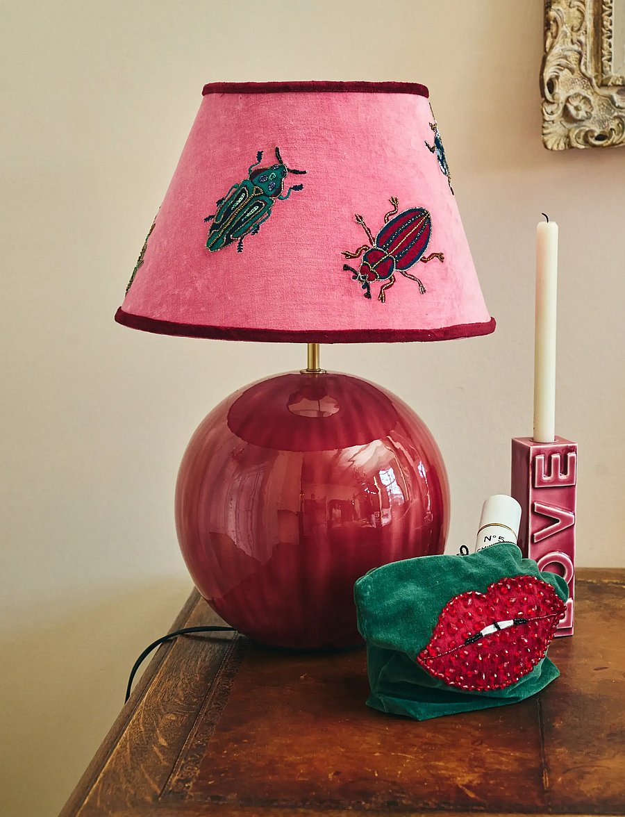 Anna + Nina - Bugging You Lamp Shade - lampenschirme - pink - 0