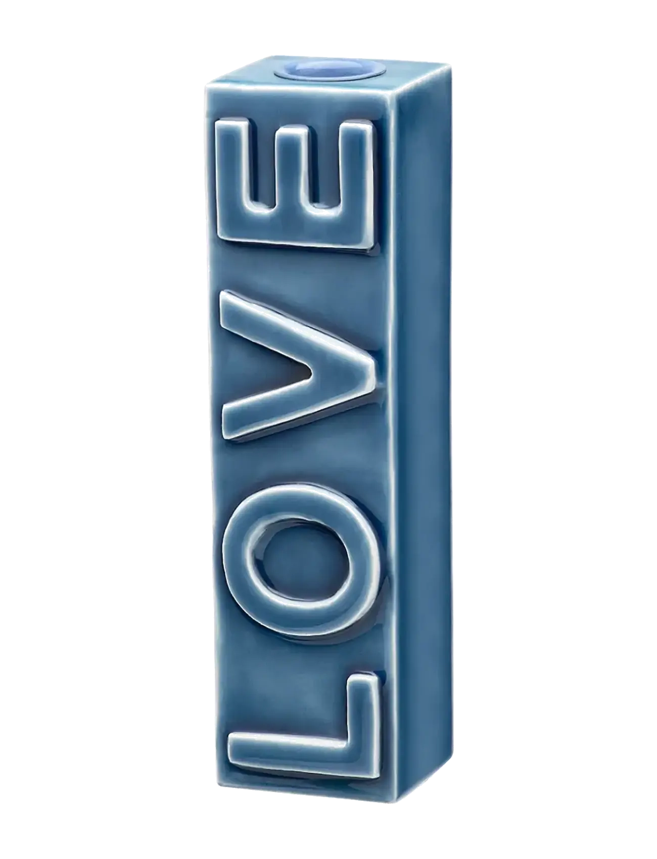 Anna + Nina Love Mist Candle Holder - Candle holders & Candlesticks - BLUE / blue