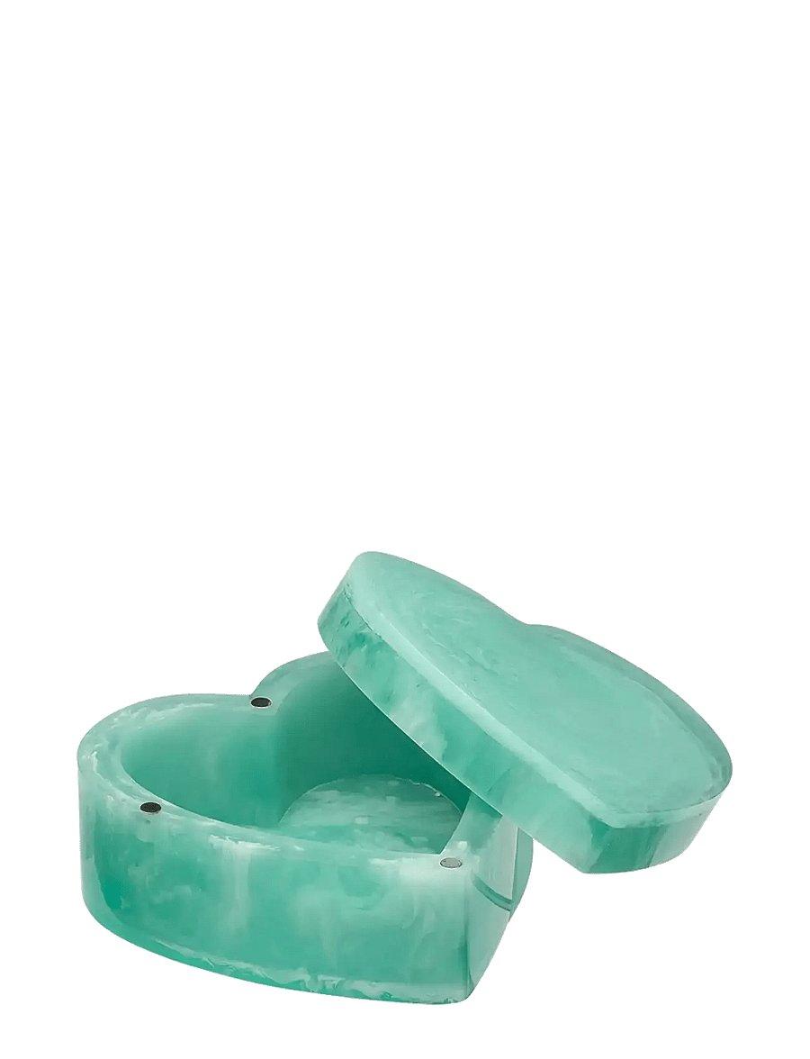 Anna + Nina - Baby Blues Heart Box - aufbewahrungsboxen - blue - 1