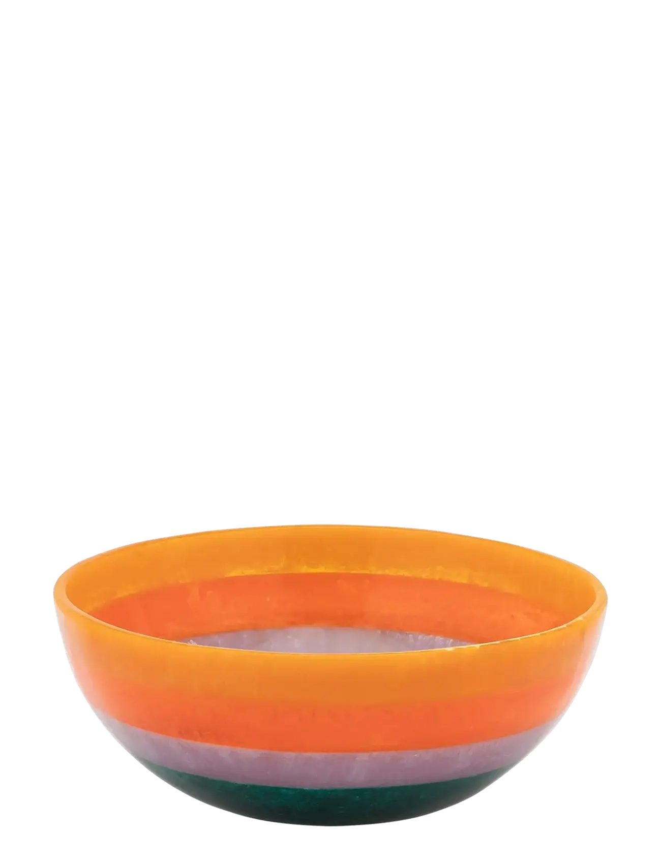 Anna + Nina Gleaming Salad Bowl - Julklappar - MULTICOLOR / orange