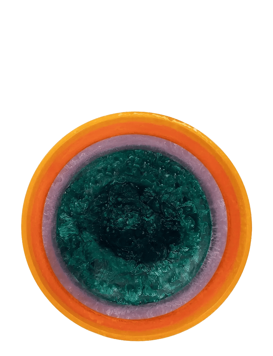 Anna + Nina - Gleaming Salad Bowl - salatschüsseln - multicolor - 1