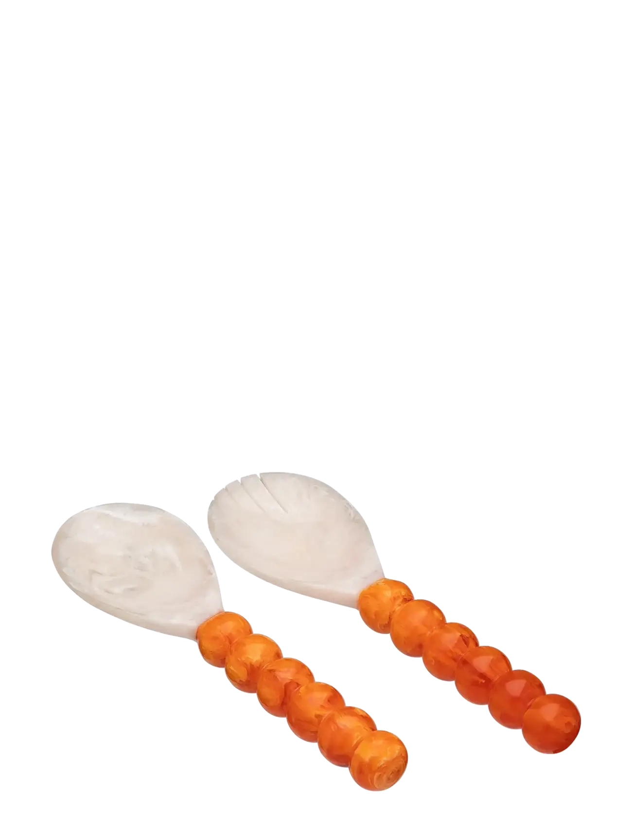 Anna + Nina Copper Dawn Salad Server Set - Julklappar - MULTICOLOR / orange