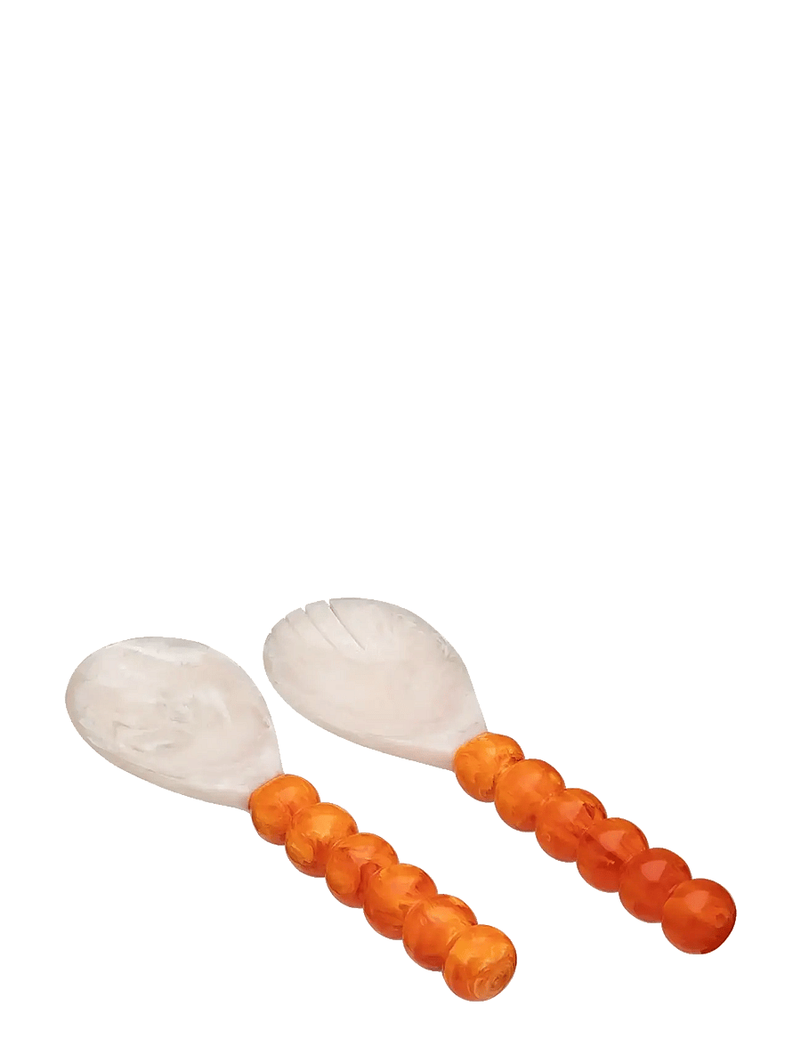 Anna + Nina - Copper Dawn Salad Server Set - salatilusikad - multicolor - 1