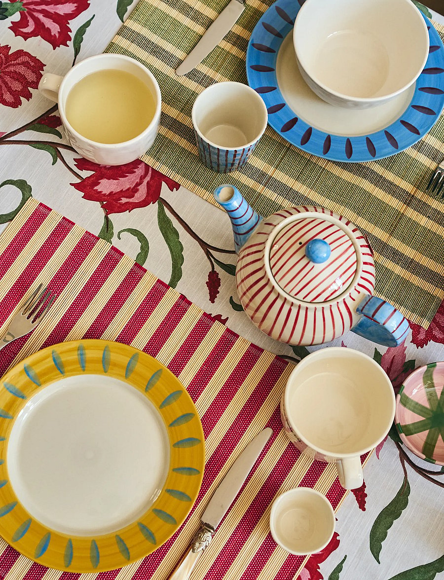 Anna + Nina - Brumal Stripes Placemat Set of 2 - platzdeckchen - multicolor - 0