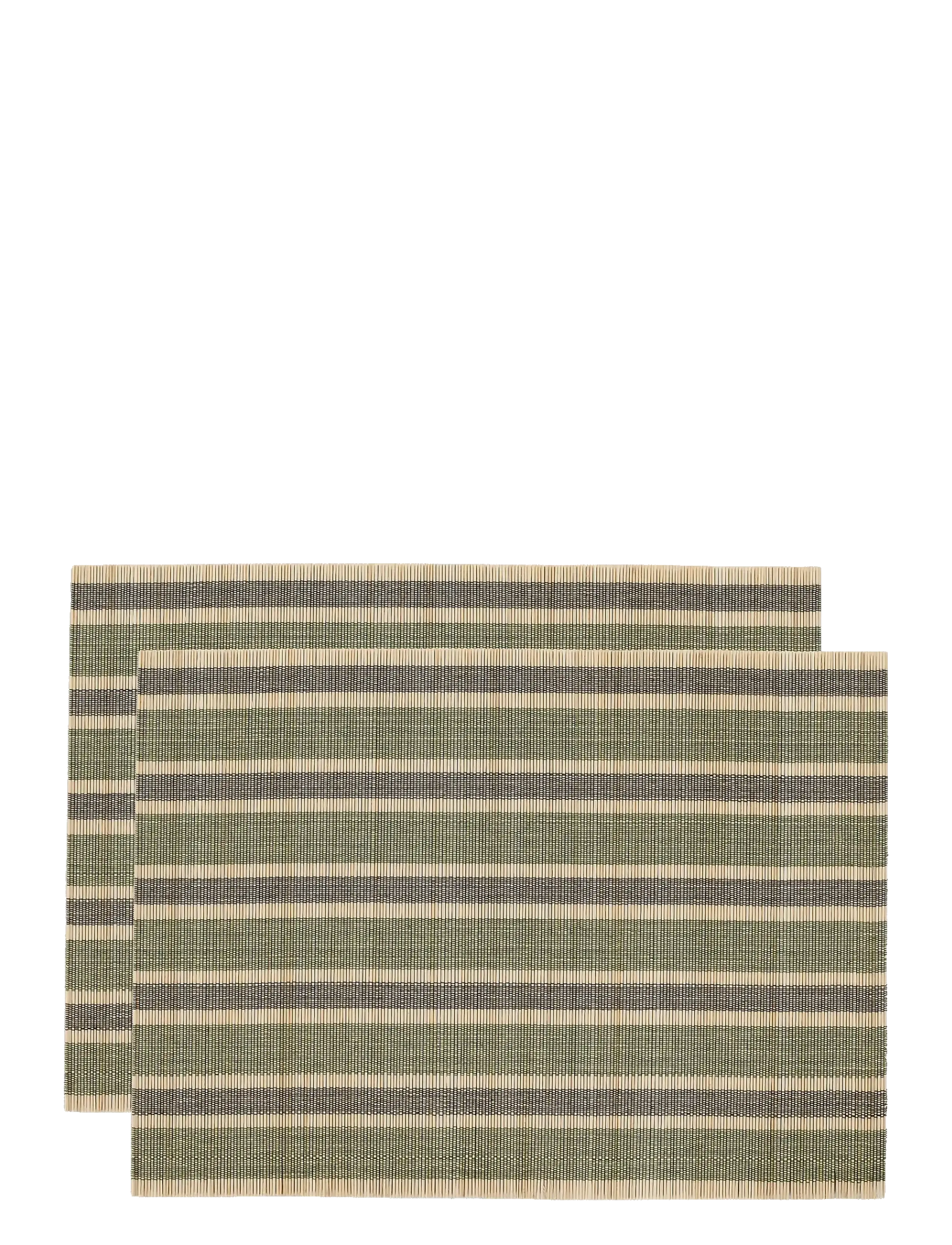 Anna + Nina Spiced Sugar Placemat Set of 2 - Vis alt - MULTICOLOR / khaki/green