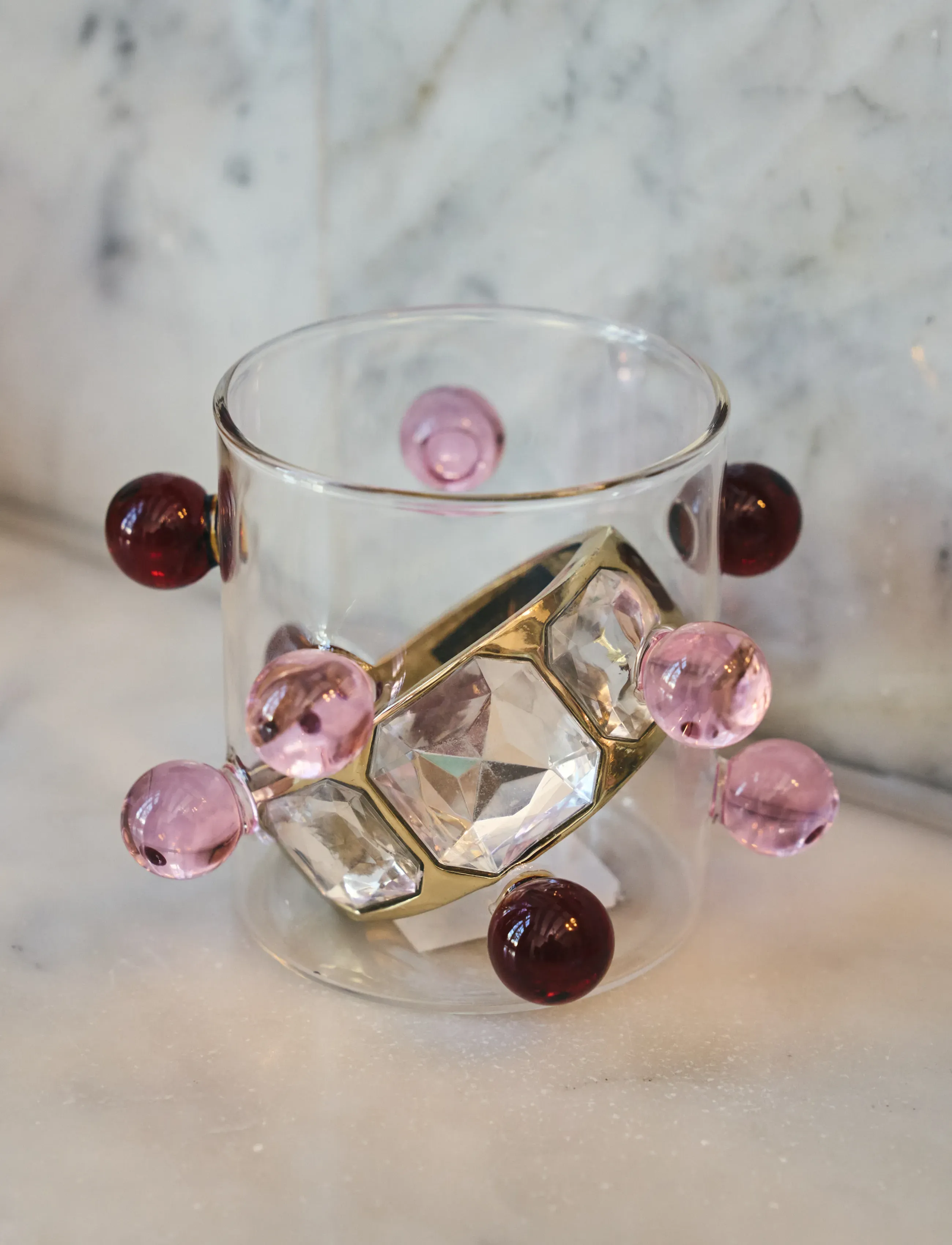 Anna + Nina - Berry Tealight Holder - ljushållare - multicolor - 0