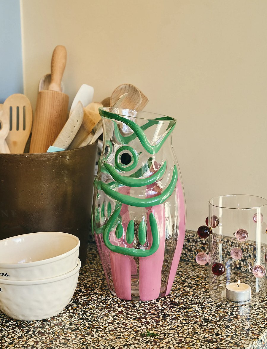 Anna + Nina - Fish & Sip Jug - veekannud - multicolor - 0