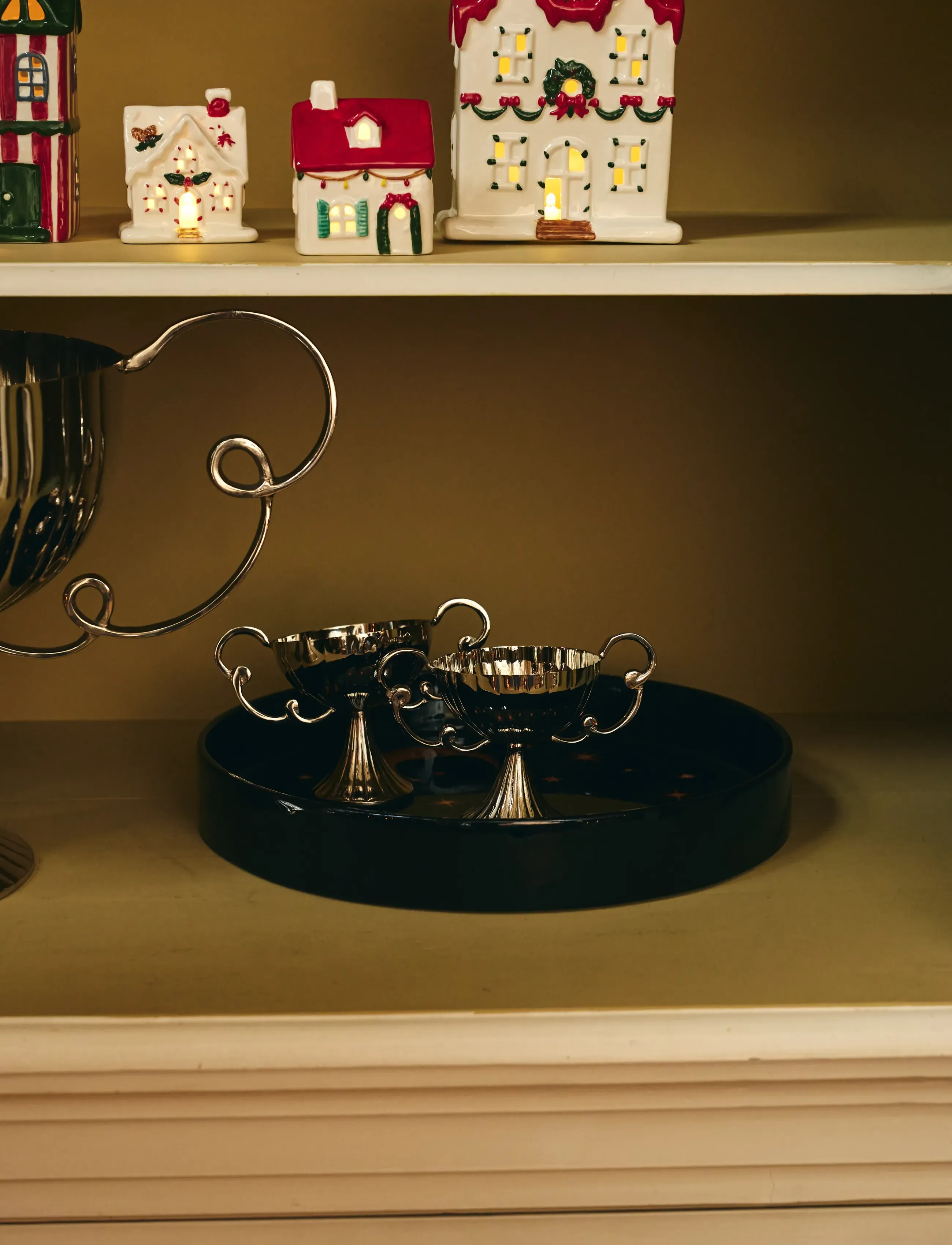 Anna + Nina - Argent Eve Dessert Coupe - christmas tableware - silver - 2