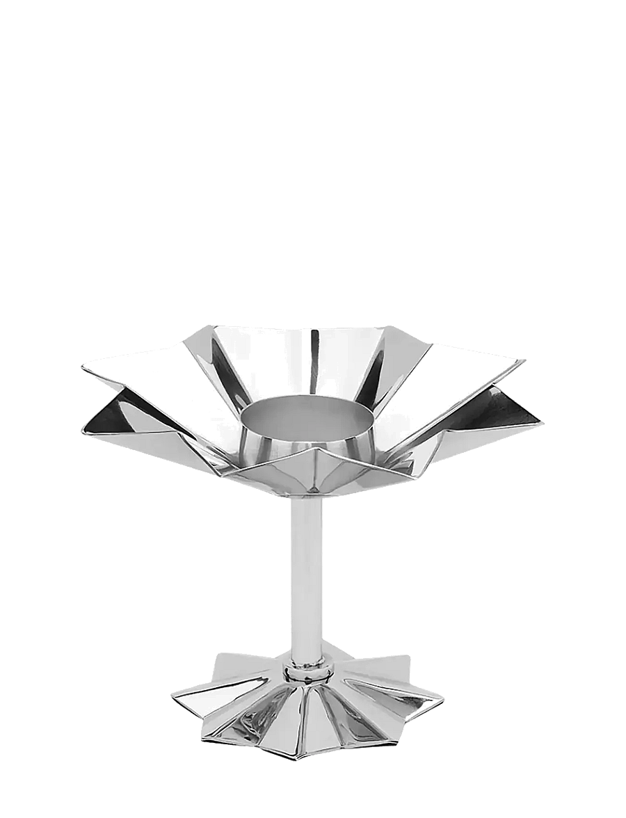 Anna + Nina - Frilly Argent Tealight Holder - jõulukaunistused - multicolor - 1