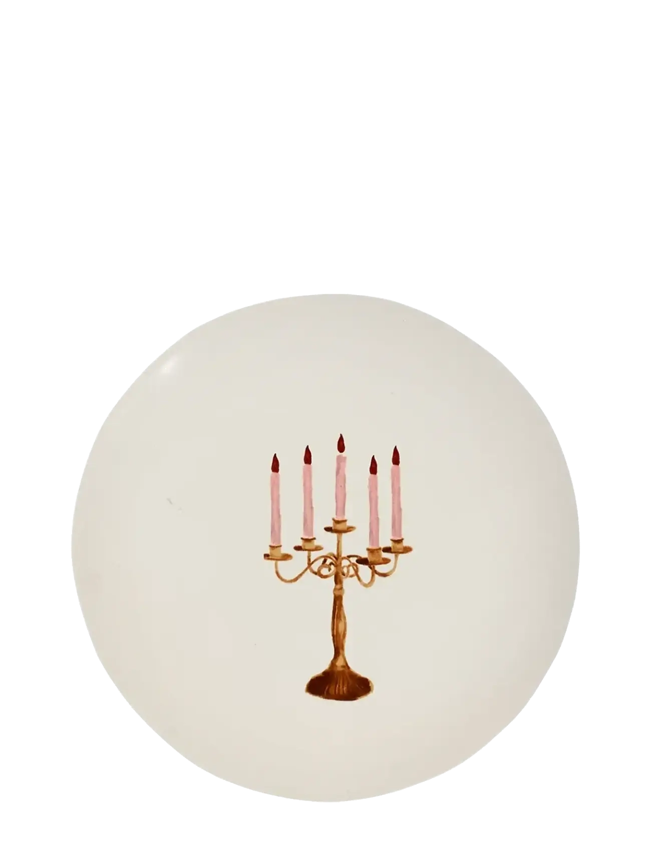 Anna + Nina Lumière Dessert Plate - Tallrikar - MULTICOLOR / cream