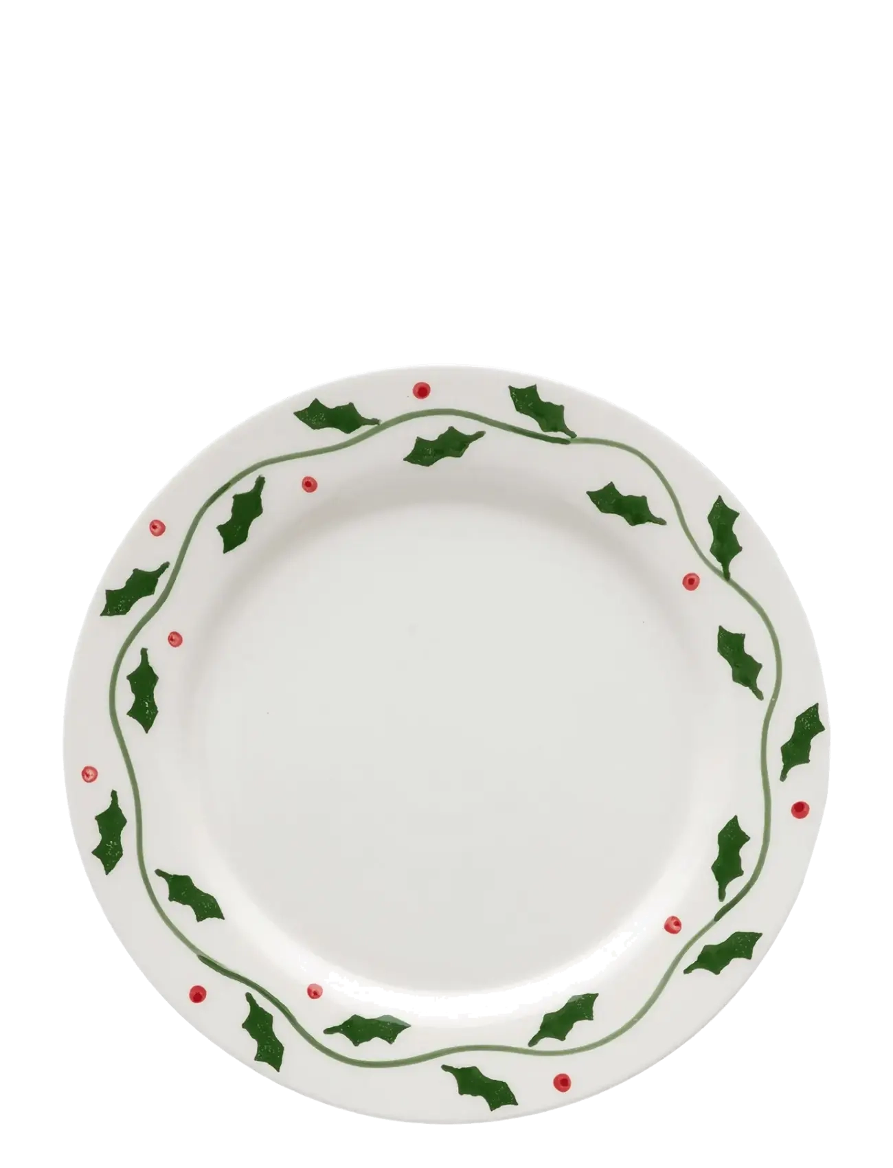 Anna + Nina Holly Dinner Plate - View all - MULTICOLOR / white