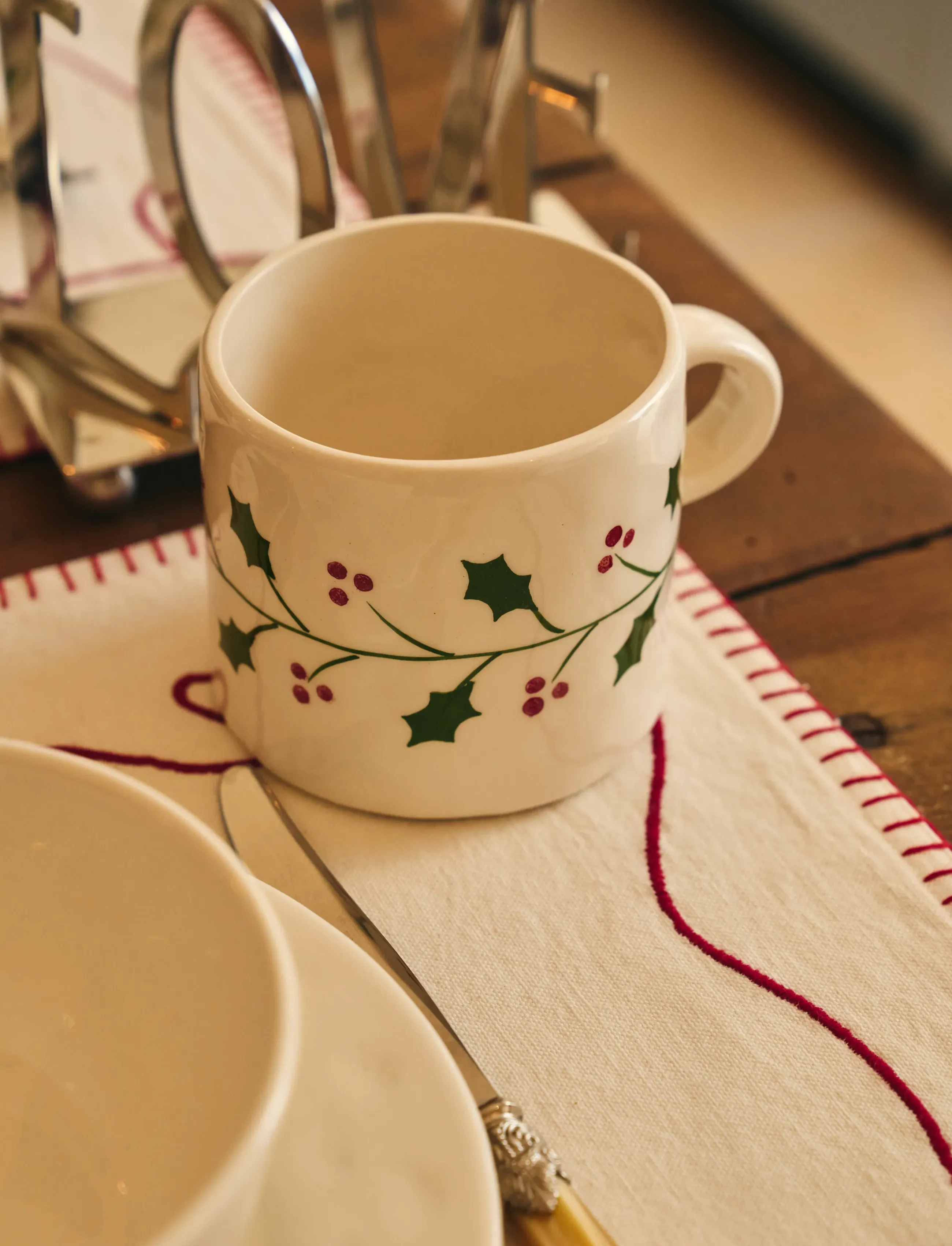Anna + Nina - Holly Tea Mug - multicolor - 2