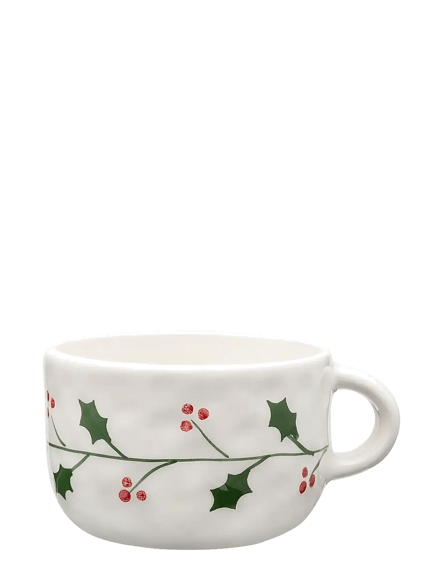 Anna + Nina - Holly Cappuccino Mug - weihnachts-tischgedecke - multicolor - 1