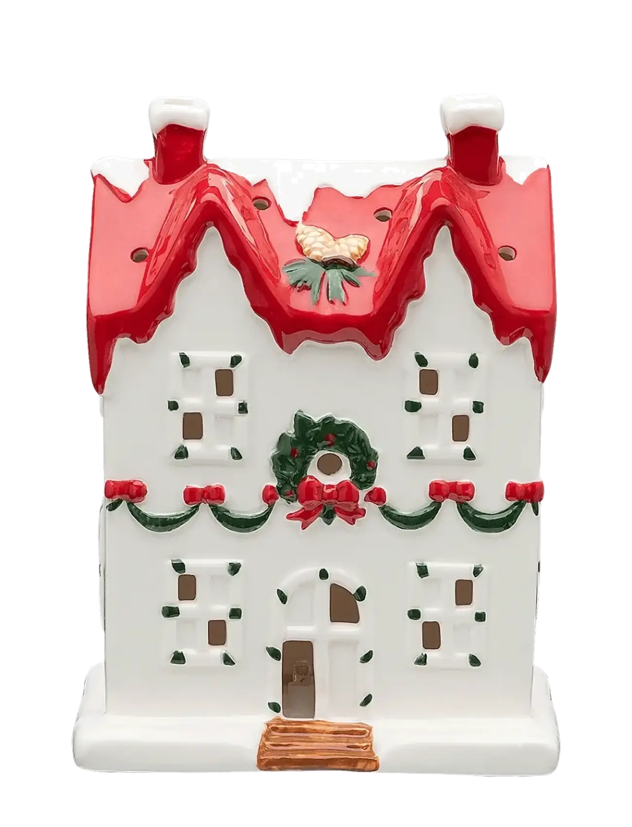 Anna + Nina LED Frosted Pines Manor - Inredning - MULTICOLOR / white