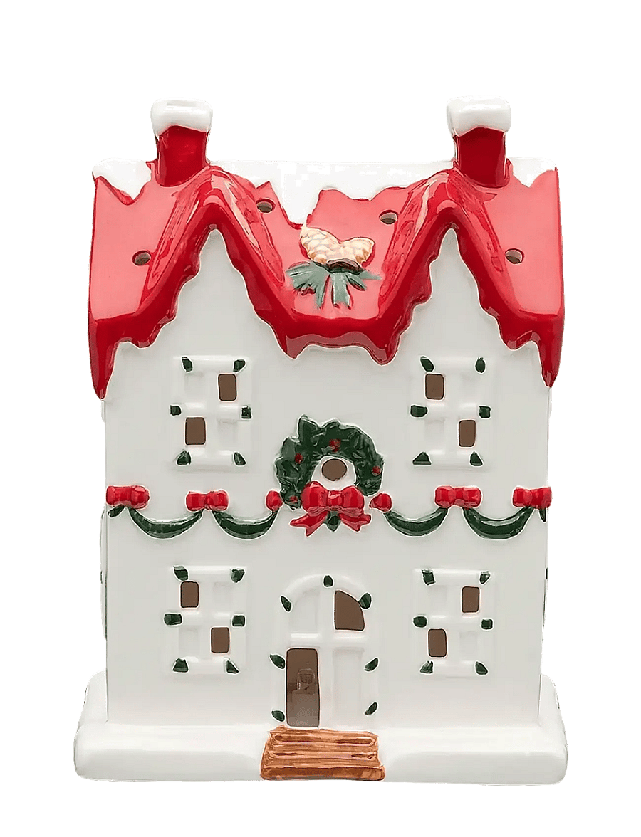 Anna + Nina - LED Frosted Pines Manor - multicolor - 1