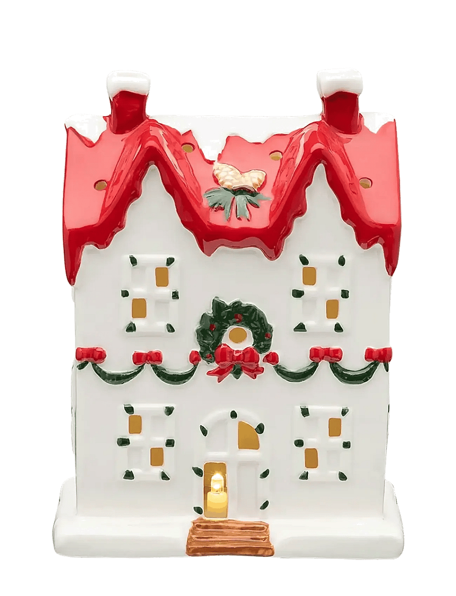 Anna + Nina - LED Frosted Pines Manor - multicolor - 2