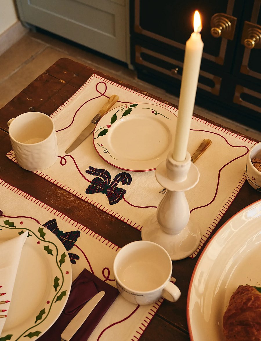 Anna + Nina - Wrapped Up in Christmas Placemat - weihnachts-tischgedecke - multicolor - 0
