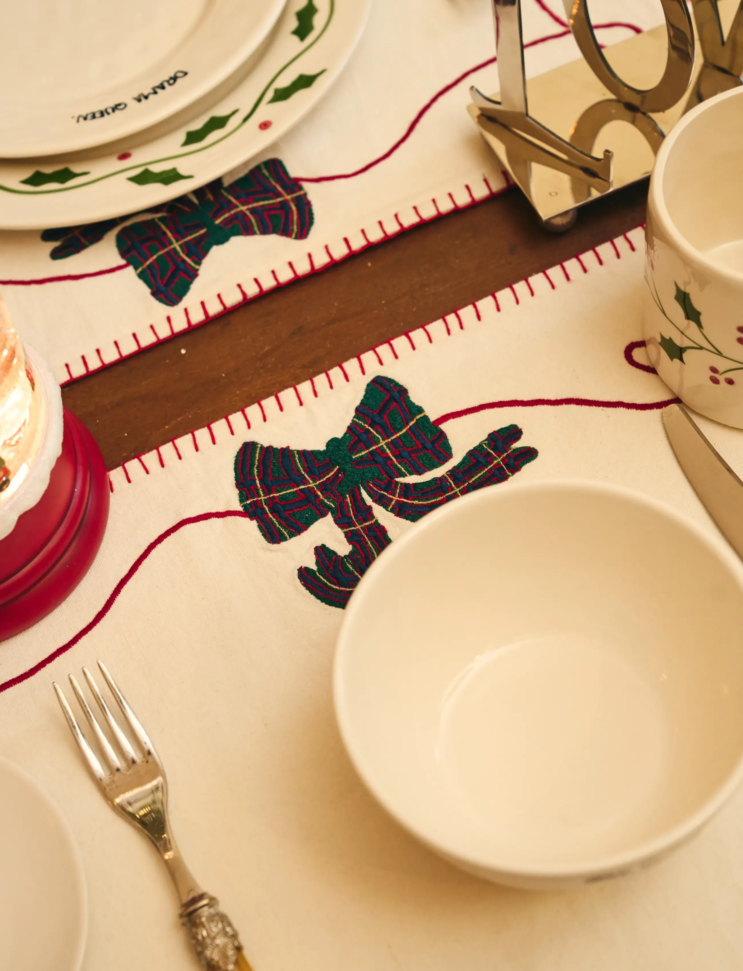 Anna + Nina - Wrapped Up in Christmas Placemat - christmas tableware - multicolor - 2