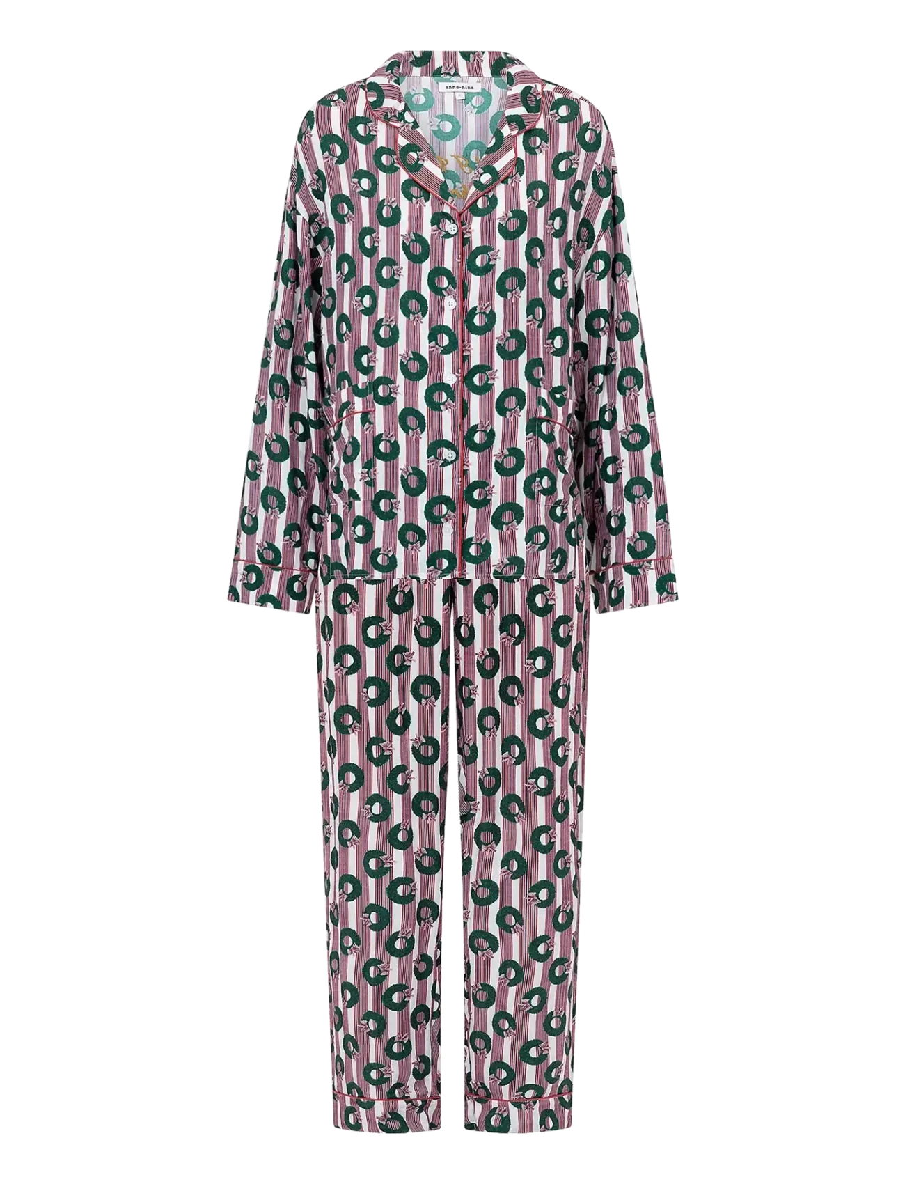 Anna + Nina Wreaths Galore Pyjama - Aluspesu - MULTICOLOR / multi