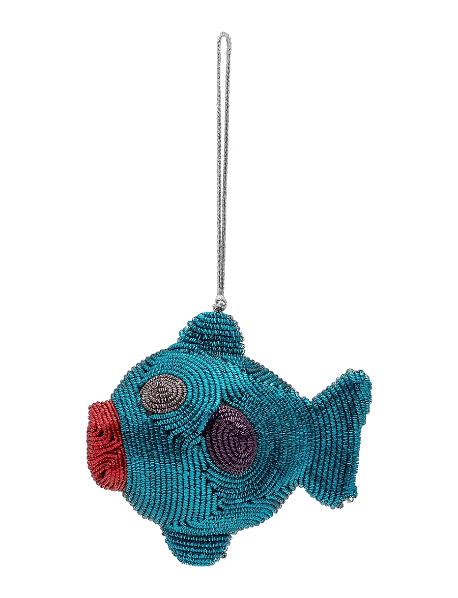 Anna + Nina - Shimmering Rainbow Fish Ornament - jõuluehted - multicolor - 1