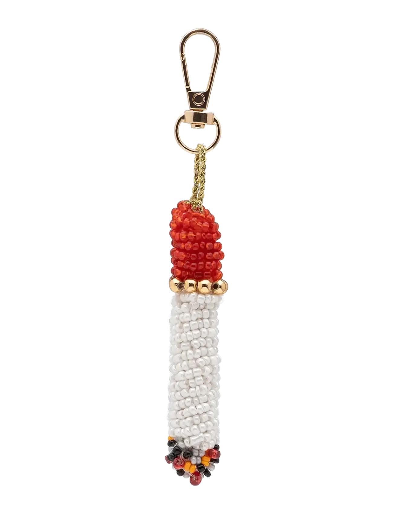 Anna + Nina Beaded Ciggy Keychain - Alles anzeigen - MULTICOLOR / white