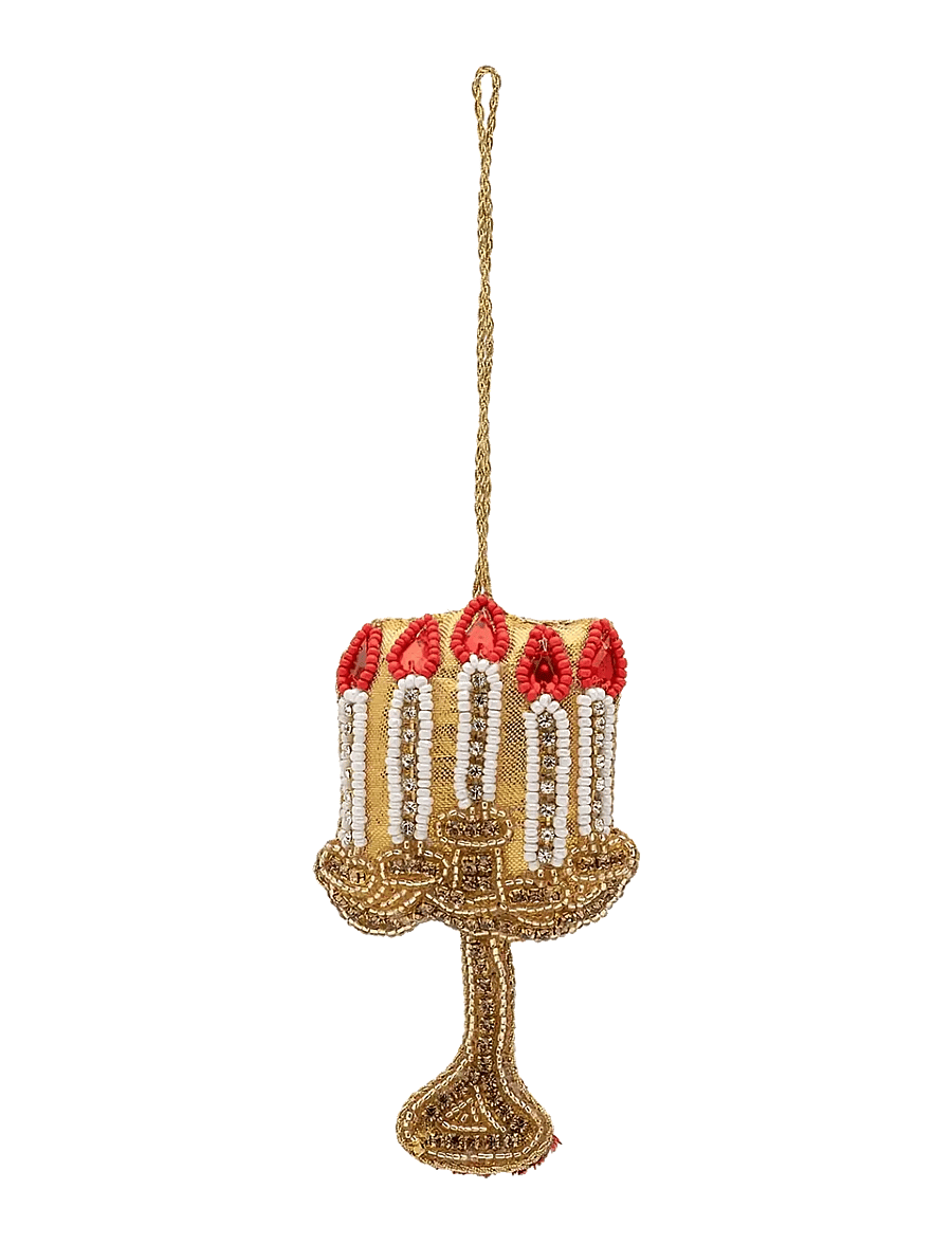 Anna + Nina - Beaded Lumière Ornament - weihnachtskugeln - multicolor - 1
