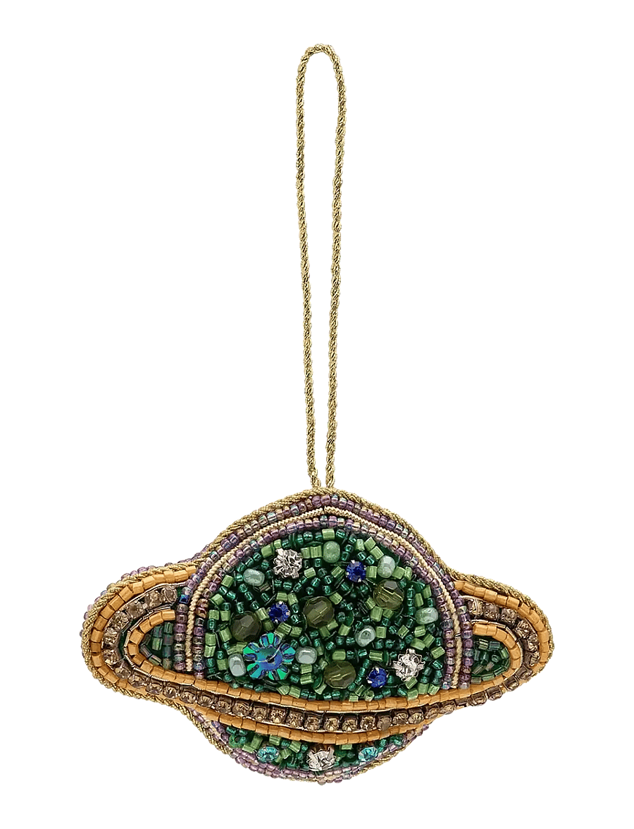 Anna + Nina - Beaded Spaced Out Ornament - weihnachtskugeln - multicolor - 1