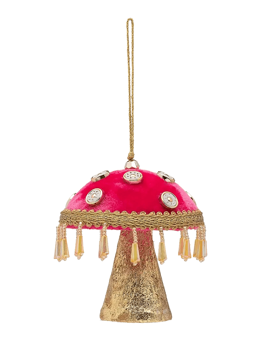 Anna + Nina - Holiday Shroom Blush Ornament - jõuluehted - pink - 1