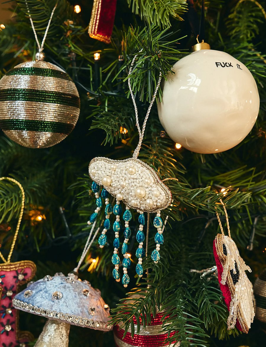 Anna + Nina - The Galactic Holiday Ornament Set of 3 - weihnachtskugeln - multicolor - 3