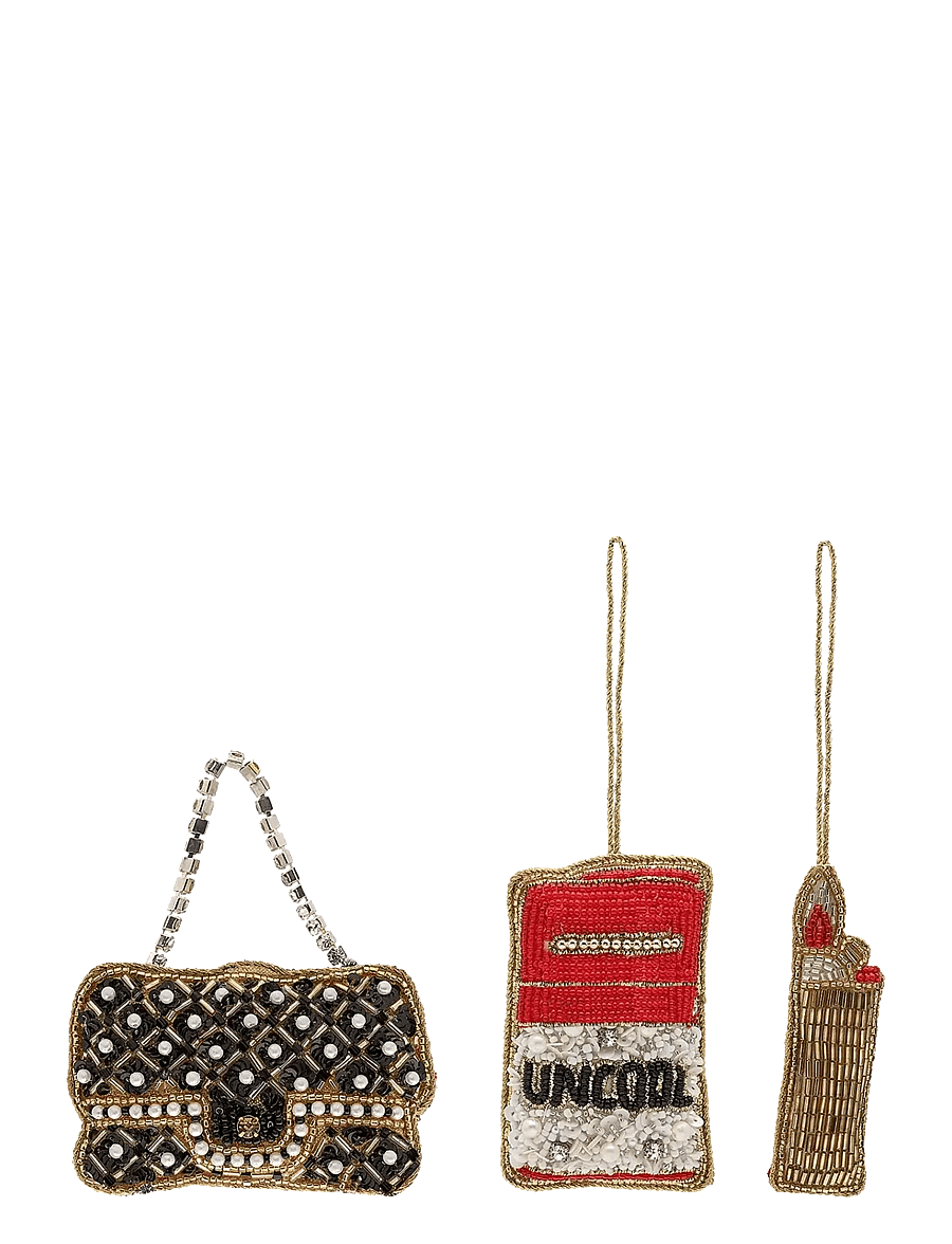 Anna + Nina - The Essentials Ornament Set of 3 - weihnachtskugeln - multicolor - 0