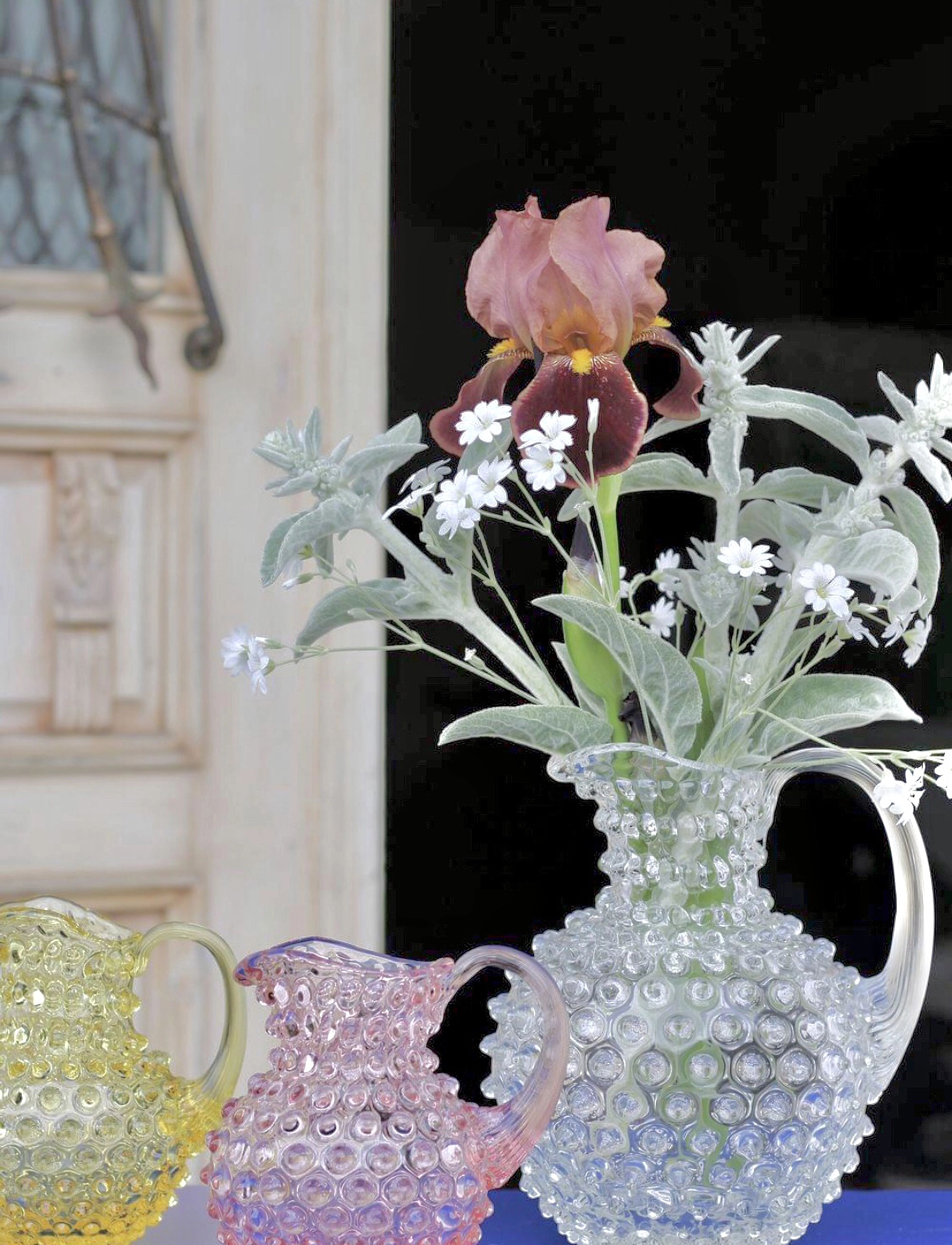 Anna von Lipa Paris Hobnail Jug, 2 L, Nude, Kander & Karafler > Vandkarafler & Kander, Unisex