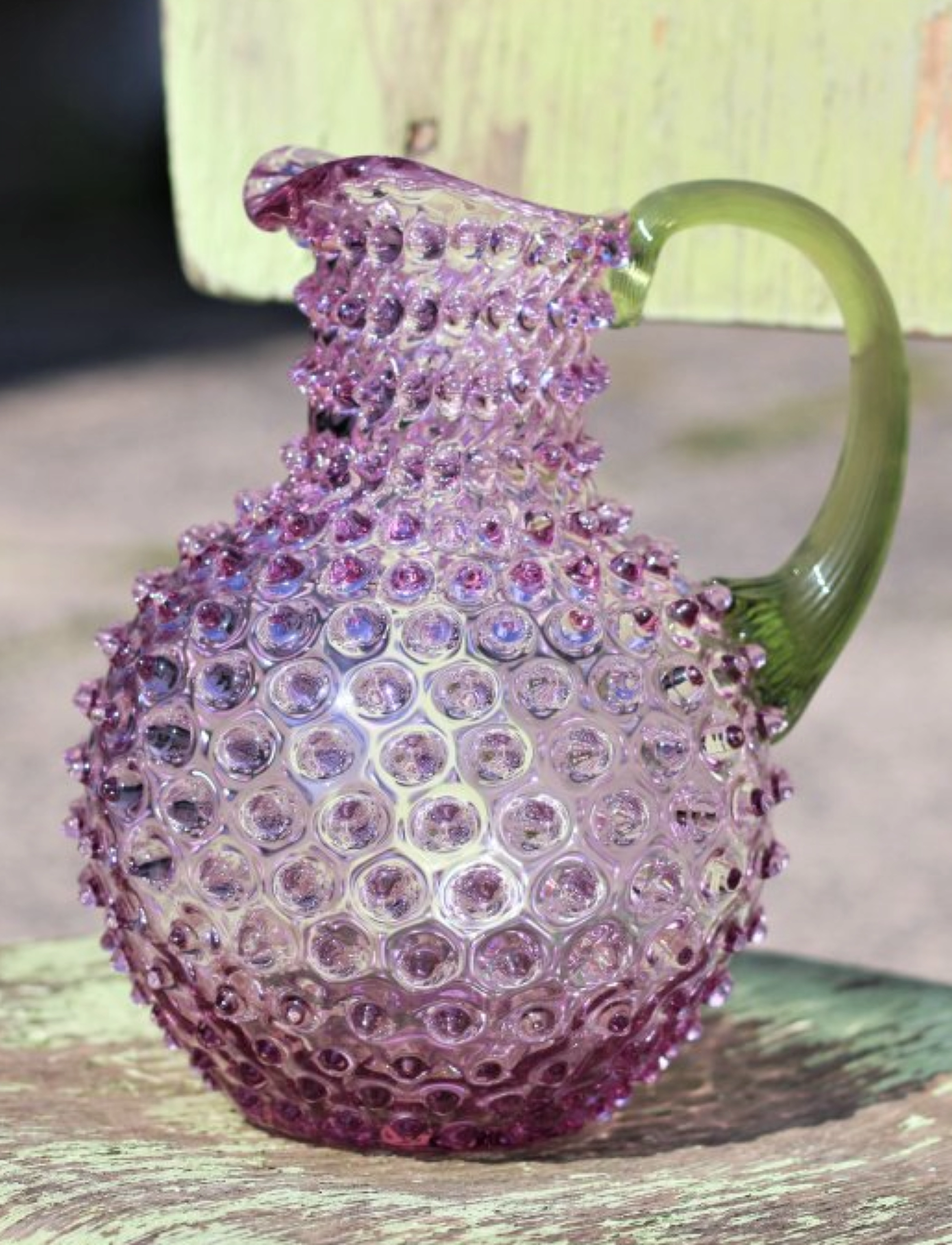 Anna von Lipa Paris Hobnail Jug, 2 L, Jugs & Carafes, Lila - Water Carafes Jugs, Homeware