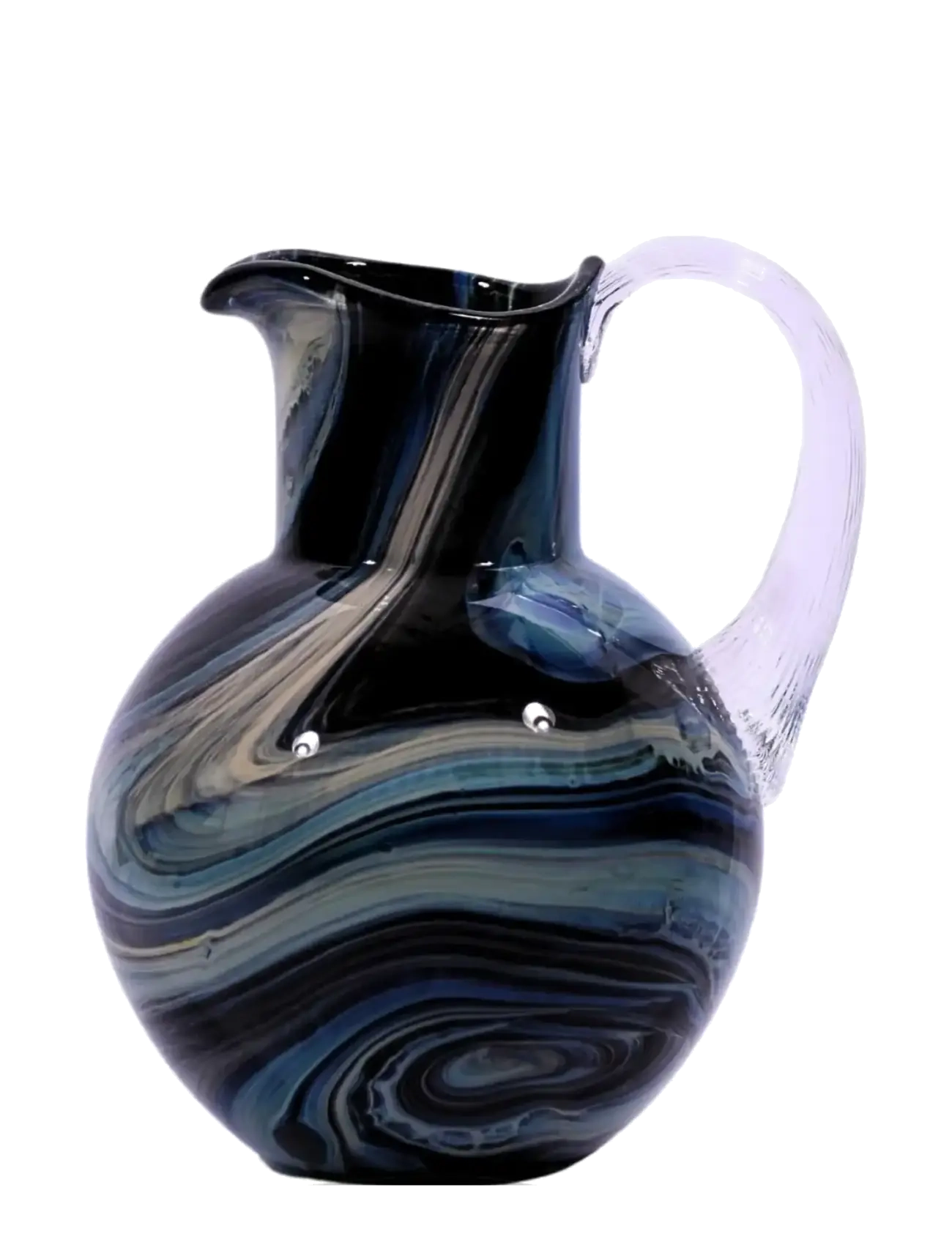 Anna von Lipa Volcano Jug, Vandkaraffel og -kande, Navy, Str: 2 L