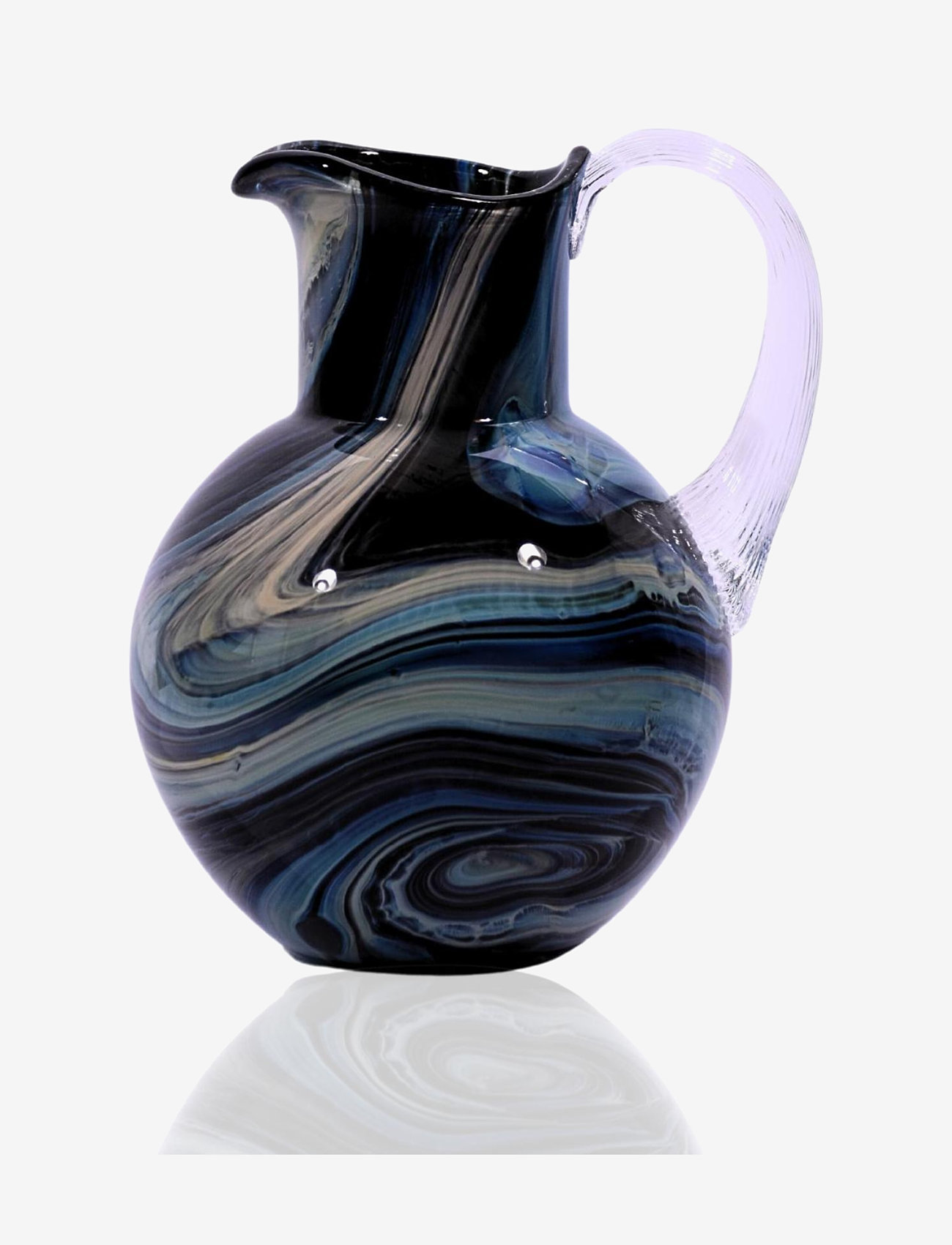 Anna von Lipa - Volcano Jug - water carafes - blue agate - 0