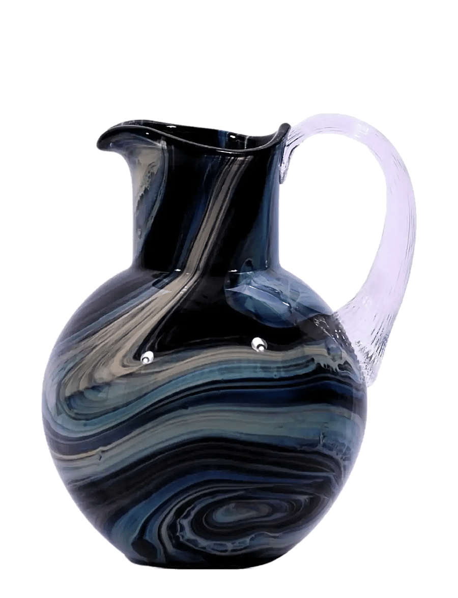 Anna von Lipa - Volcano Jug - wasserkaraffen - blue agate - 0