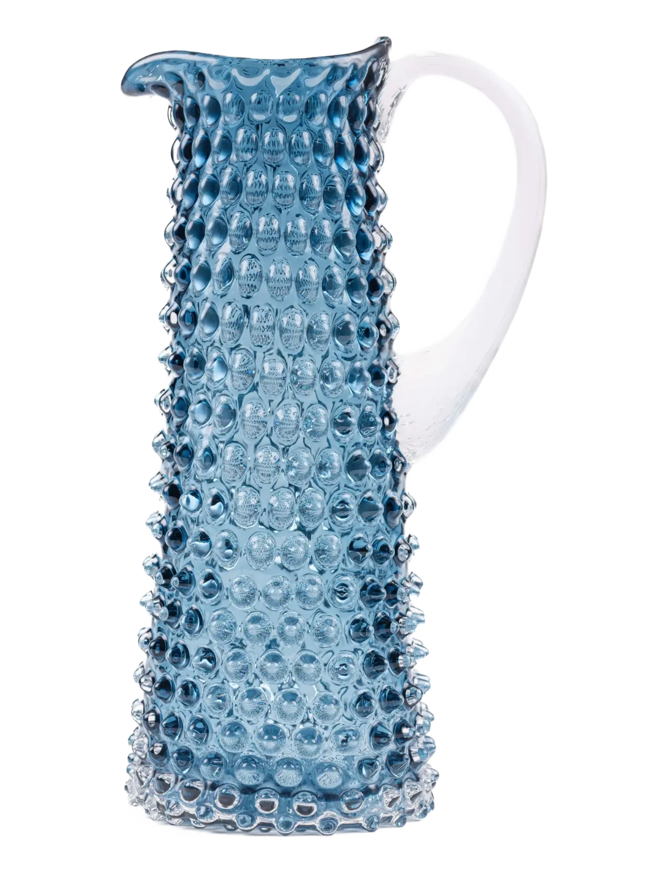 Anna von Lipa Eiffel Hobnail Jug 1L, 1 L, Blue, Kander & Karafler > Vandkarafler & Kander, Unisex