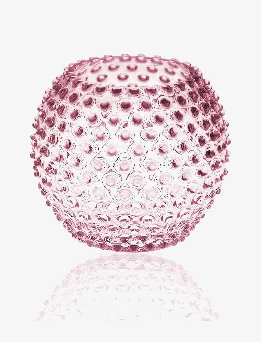 Anna von Lipa - Hobnail Globe Vase 18 cm - nach preis einkaufen - rosa - 1